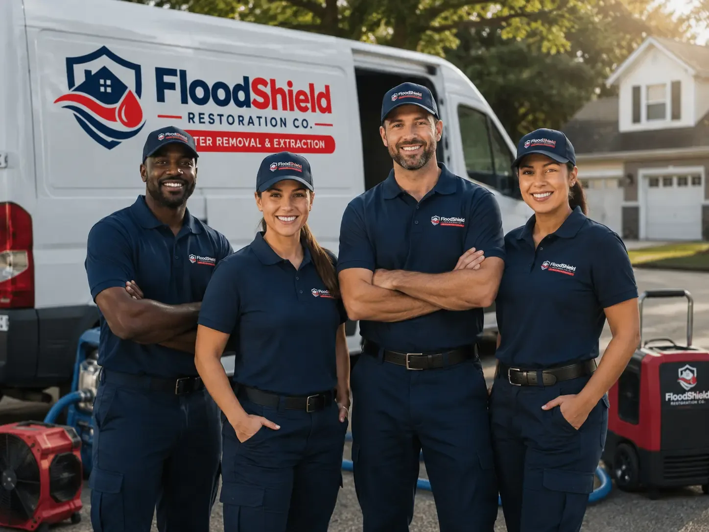 Flood Damage Restoration company in Coral, MI