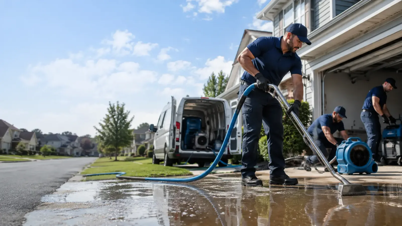 Flood Damage Restoration in Coral, MI